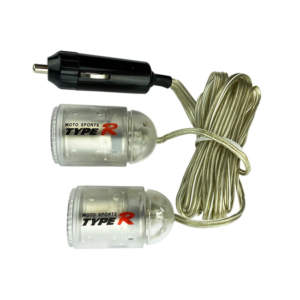 Προέκταση Αναπτήρα Διπλή Με Καλώδιο 185cm 12 Volt  TR-2612 1Τμχ