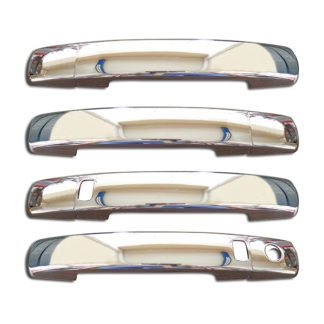 NISSAN QASHQAI 07-10 ΧΕΡΟΥΛΙΑ ΠΟΡΤΑΣ ΧΡΩΜΙΟ ΜΕΤΑΛΛΙΚΑ 4ΠΟΡΤΕΣ 4ΤΕΜ (ΤΡΥΠΑ SENSOR)