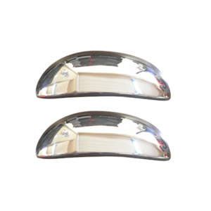 TOYOTA AYGO HB 3D 2005+ ΧΕΡΟΥΛΙΑ ΠΟΡΤΑΣ ΧΡΩΜΙΟ ΜΕΤΑΛΛΙΚΑ 2ΠΟΡΤΕΣ 2ΤΕΜ