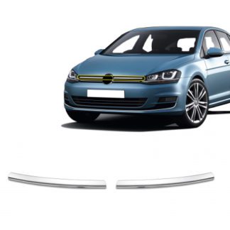 VW GOLF 7 5D 2013+ ΔΙΑΚΟΣΜΗΤΙΚΕΣ ΓΡΙΛΙΕΣ ΜΑΣΚΑΣ ΕΜΠΡΟΣ ΧΡΩΜΙΟΥ 2ΤΕΜ. (MIDLINE)