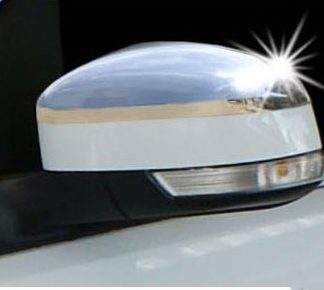 FORD FOCUS II 5D/SD/SW 2008-2014/MONDEO ΚΑΠΑΚΙΑ ΚΑΘΡΕΦΤΩΝ ΧΡΩΜΙΟΥ 2 ΤΕΜ. ΜΕΤΑΛΛΙΚΑ