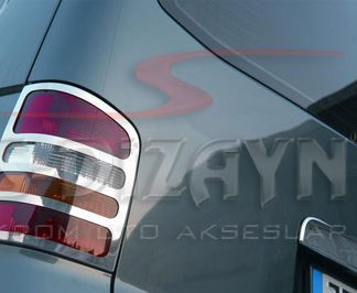 VW Τ5 CARAVELLE 04-10 ΜΑΣΚΑΚΙΑ ΦΑΝΑΡΙΩΝ ΠΙΣΩ ΧΡΩΜΙΟ 2ΤΕΜ.