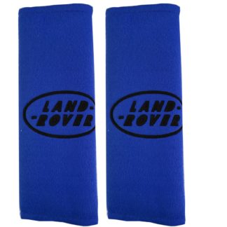 LAND ROVER ​ΜΑΞΙΛΑΡΑΚΙΑ ΓΙΑ ΖΩΝΗ ΑΣΦΑΛΕΙΑΣ 21 X 7,5 cm ΣΕ ΜΠΛΕ ΧΡΩΜΑ ΜΕ ΜΑΥΡΟ LOGO - 2 ΤΕΜ.