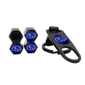 Καπάκια Βαλβίδων Αυτοκινήτου Με Μπρελόκ Subaru 5 Τεμάχια