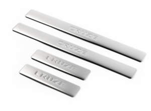 CHEVROLET CRUZE 5D 2011+ ΜΑΡΣΠΙΕ ΕΣΩΤEΡΙΚΑ ΧΡΩΜΙΟ S-DIZAYN – 4ΤΕΜ.