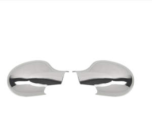 RENAULT TWINGO II HB 2001-2014 / SYMBOL /THALIA 2009-2013  ΚΑΠΑΚΙΑ ΚΑΘΡΕΦΤΩΝ ΧΡΩΜΙΟΥ ΣΑΤΙΝΕ 2 ΤΕΜ. ΠΛΑΣΤΙΚΑ