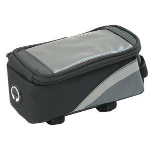 ΤΣΑΝΤΑΚΙ ΠΟΔΗΛΑΤΟΥ ΜΑΥΡΟ/ΓΚΡΙ ΜΕ ΘΕΣΗ ΚΙΝΗΤΟΥ 19x10x10cm CAR COMMERCE – 1 ΤΕΜ.