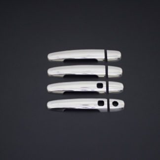 TOYOTA COROLLA HB 5D /SEDAN 07-13 ΧΕΡΟΥΛΙΑ ΠΟΡΤΑΣ ΧΡΩΜΙΟ ΜΕΤΑΛΛΙΚΑ 4ΠΟΡΤΕΣ 4ΤΕΜ (ΤΡΥΠΑ SENSOR)