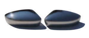 VW CADDY MVN 2015+ ΚΑΠΑΚΙΑ ΚΑΘΡΕΦΤΩΝ ΧΡΩΜΙΟΥ ΣΑΤΙΝΕ 2 ΤΕΜ. ΠΛΑΣΤΙΚΑ