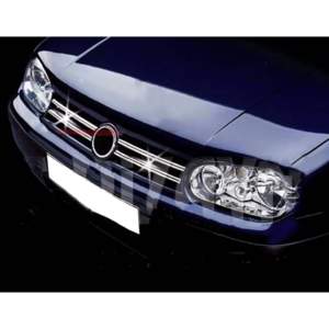 VW GOLF 4 HB 5D 1998-2004 ΔΙΑΚΟΣΜΗΤΙΚΕΣ ΓΡΙΛΙΕΣ ΜΑΣΚΑΣ ΕΜΠΡΟΣ ΧΡΩΜΙΟΥ – 4 ΤΕΜ.