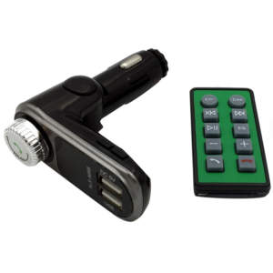 Fm Transmitter ALS-A668 Με Bluetooth, 2 USB, Οθόνη LCD Και Τηλεχειριστήριο Μαύρο 1 Τεμάχιο