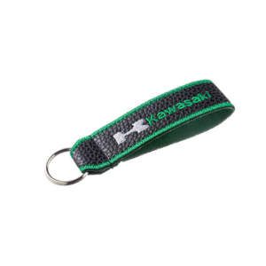 Μπρελόκ Κλειδιών Τεχνόδερμα Κεντητό Δύο Όψεων Kawasaki