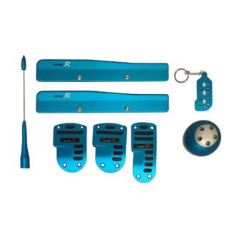 Σετ Πεταλιέρες Αυτοκινήτου Universal Auto Gs Type R Σετ 8 τεμαχίων