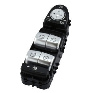 MERCEDES W213 – W222 ΟΔΗΓΟΥ WEBBED ΜΑΥΡΟ ΚΟΥΜΠΙ /ΛΕΥΚΟ ΦΩΣ  ΔΙΑΚΟΠΤΗΣ ΠΑΡΑΘΥΡΟΥ