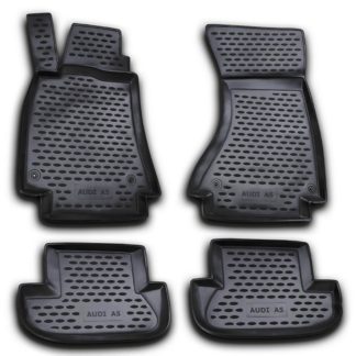 AUDI A5 2009-2016 ΜΑΡΚΕ ΠΑΤΑΚΙΑ ΣΕ ΣΚΑΦΗ TPE ΛΑΣΤΙΧΟ ΣΕ ΜΑΥΡΟ ΧΡΩΜΑ NOVLINE - 4 ΤΕΜ.