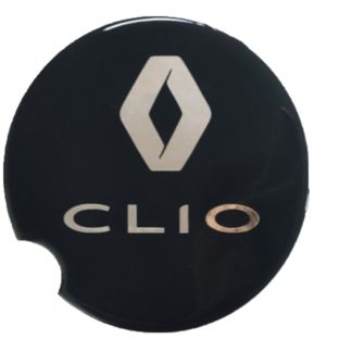 RENAULT CLIO 3D/5D 2006>2009 ΑΥΤΟΚΟΛΛΗΤΟ ΤΑΠΑΣ ΡΕΖΕΡΒΟΥΑΡ ΜΑΥΡΟ/ΧΡΩΜΙΟ ΜΕ ΕΠΙΚΑΛΥΨΗ ΕΠΟΞΕΙΔΙΚΗΣ ΡΥΤΙΝΗΣ (ΥΓΡΟ ΓΥΑΛΙ) - 1 ΤΕΜ.