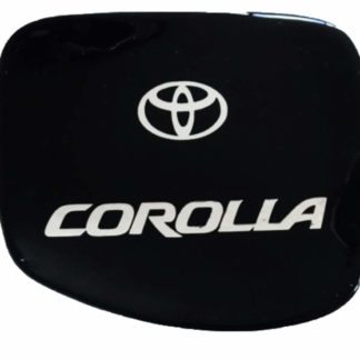 TOYOTA COROLLA 4/5D 2007>2012 ΑΥΤΟΚΟΛΛΗΤΟ ΤΑΠΑΣ ΡΕΖΕΡΒΟΥΑΡ ΜΑΥΡΟ/ΧΡΩΜΙΟ ΜΕ ΕΠΙΚΑΛΥΨΗ ΕΠΟΞΕΙΔΙΚΗΣ ΡΥΤΙΝΗΣ (ΥΓΡΟ ΓΥΑΛΙ) - 1 ΤΕΜ.