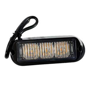 ΣΤΡΟΜΠΟ 12/24V 8x3x2,7cm ΠΟΡΤΟΚΑΛΙ 3LED 12W (4x3W) R65 R10 AMiO – 1 ΤΕΜ.