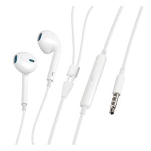 ΑΚΟΥΣΤΙΚΑ ΜΕ ΜΙΚΡΟΦΩΝΟ STEREO JACK 3.5mm 120cm ESSENTIALS LAMPA – 1 ΤΕΜ.