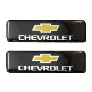 CHEVROLET ΣΗΜΑΤΑ ΒΙΔΩΤΑ 10 Χ 3 cm ΕΠΟΞΕΙΔΙΚΗΣ ΡΥΤΙΝΗΣ (ΥΓΡΟ ΓΥΑΛΙ) ΣΕ ΜΑΥΡΟ/ΧΡΩΜΙΟ ΓΙΑ ΠΑΤΑΚΙΑ – 2 ΤΕΜ.