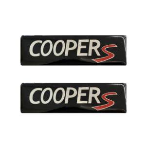 MINI COOPER S ΣΗΜΑΤΑ ΒΙΔΩΤΑ 10 Χ 3 cm ΕΠΟΞΕΙΔΙΚΗΣ ΡΥΤΙΝΗΣ (ΥΓΡΟ ΓΥΑΛΙ) ΣΕ ΜΑΥΡΟ/ΧΡΩΜΙΟ/ΚΟΚΚΙΝΟ ΓΙΑ ΠΑΤΑΚΙΑ – 2 ΤΕΜ.