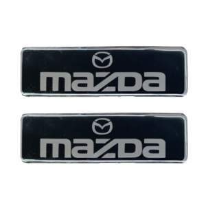 MAZDA ΣΗΜΑΤΑ ΒΙΔΩΤΑ 10 Χ 3 cm ΕΠΟΞΕΙΔΙΚΗΣ ΡΥΤΙΝΗΣ (ΥΓΡΟ ΓΥΑΛΙ) ΣΕ ΜΑΥΡΟ/ΧΡΩΜΙΟ ΓΙΑ ΠΑΤΑΚΙΑ – 2 ΤΕΜ.