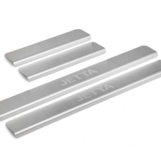 VW JETTA 2011-2015 /2015+ ΜΑΡΣΠΙΕ ΕΣΩΤΕΡΙΚΑ ΧΡΩΜΙΟ ΑΥΤΟΚΟΛΛΗΤΑ 4ΤΕΜ.