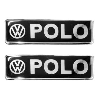 VW POLO ΣΗΜΑΤΑ ΒΙΔΩΤΑ 10 Χ 3 cm ΕΠΟΞΕΙΔΙΚΗΣ ΡΥΤΙΝΗΣ (ΥΓΡΟ ΓΥΑΛΙ) ΣΕ ΜΑΥΡΟ/ΧΡΩΜΙΟ ΓΙΑ ΠΑΤΑΚΙΑ - 2 ΤΕΜ.