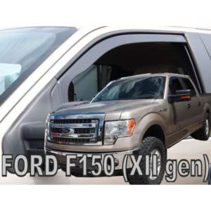 FORD F-150 XLT 4D 2008-2014 ΖΕΥΓΑΡΙ ΑΝΕΜΟΘΡΑΥΣΤΕΣ ΑΠΟ ΕΥΚΑΜΠΤΟ ΦΙΜΕ ΠΛΑΣΤΙΚΟ HEKO – 2 ΤΕΜ.