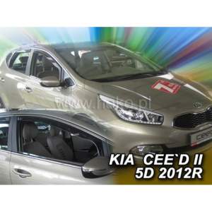 KIA CEED II 5D 05/2012-2018 ΖΕΥΓΑΡΙ ΑΝΕΜΟΘΡΑΥΣΤΕΣ ΑΠΟ ΕΥΚΑΜΠΤΟ ΦΙΜΕ ΠΛΑΣΤΙΚΟ HEKO – 2 ΤΕΜ.