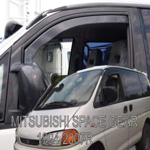 MITSUBISHI SPACE GEAR 2D 1994-2007 ΖΕΥΓΑΡΙ ΑΝΕΜΟΘΡΑΥΣΤΕΣ ΑΠΟ ΕΥΚΑΜΠΤΟ ΦΙΜΕ ΠΛΑΣΤΙΚΟ HEKO – 2 ΤΕΜ.