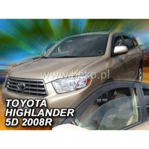 TOYOTA HIGHLANDER 5D 2007+ ΖΕΥΓΑΡΙ ΑΝΕΜΟΘΡΑΥΣΤΕΣ ΑΥΤΟΚΙΝΗΤΟΥ ΑΠΟ ΕΥΚΑΜΠΤΟ ΦΙΜΕ ΠΛΑΣΤΙΚΟ HEKO – 2 ΤΕΜ.