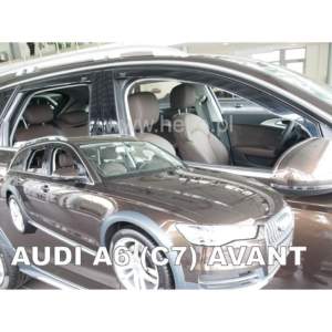 AUDI A6 5D 2011-2018 ΣΕΤ ΑΝΕΜΟΘΡΑΥΣΤΕΣ ΑΥΤΟΚΙΝΗΤΟΥ ΑΠΟ ΕΥΚΑΜΠΤΟ ΦΙΜΕ ΠΛΑΣΤΙΚΟ HEKO – 4 ΤΕΜ.