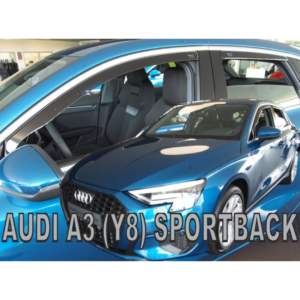 AUDI A3 Y8 SPORTBACK 5D 2020+ ΣΕΤ ΑΝΕΜΟΘΡΑΥΣΤΕΣ ΑΥΤΟΚΙΝΗΤΟΥ ΑΠΟ ΕΥΚΑΜΠΤΟ ΦΙΜΕ ΠΛΑΣΤΙΚΟ HEKO – 4 ΤΕΜ.