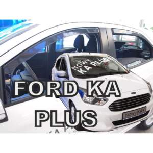 FORD KA PLUS 5D 2014+ ΣΕΤ ΑΝΕΜΟΘΡΑΥΣΤΕΣ ΑΥΤΟΚΙΝΗΤΟΥ ΑΠΟ ΕΥΚΑΜΠΤΟ ΦΙΜΕ ΠΛΑΣΤΙΚΟ HEKO – 4 ΤΕΜ.