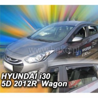 HYUNDAI I30 5D STATIONWAGON 02/2012-2017 ΣΕΤ ΑΝΕΜΟΘΡΑΥΣΤΕΣ ΑΥΤΟΚΙΝΗΤΟΥ ΑΠΟ ΕΥΚΑΜΠΤΟ ΦΙΜΕ ΠΛΑΣΤΙΚΟ HEKO - 4 ΤΕΜ.