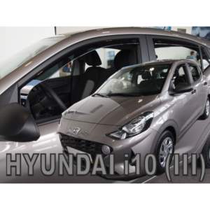 HYUNDAI i10 5D 2019+ ΣΕΤ ΑΝΕΜΟΘΡΑΥΣΤΕΣ ΑΥΤΟΚΙΝΗΤΟΥ ΑΠΟ ΕΥΚΑΜΠΤΟ ΦΙΜΕ ΠΛΑΣΤΙΚΟ HEKO – 4 ΤΕΜ.