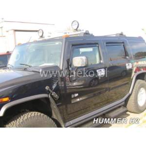 HUMMER H2 2002-2009 5D ΣΕΤ ΑΝΕΜΟΘΡΑΥΣΤΕΣ ΑΥΤΟΚΙΝΗΤΟΥ ΑΠΟ ΕΥΚΑΜΠΤΟ ΦΙΜΕ ΠΛΑΣΤΙΚΟ HEKO – 4 ΤΕΜ.