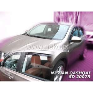 NISSAN QASHQAI I J10 5D 02/2007-2013  ΣΕΤ ΑΝΕΜΟΘΡΑΥΣΤΕΣ ΑΥΤΟΚΙΝΗΤΟΥ ΑΠΟ ΕΥΚΑΜΠΤΟ ΦΙΜΕ ΠΛΑΣΤΙΚΟ HEKO – 4 ΤΕΜ.