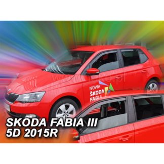 SKODA FABIA III 5D 2014+ HTB ΣΕΤ ΑΝΕΜΟΘΡΑΥΣΤΕΣ ΑΥΤΟΚΙΝΗΤΟΥ ΑΠΟ ΕΥΚΑΜΠΤΟ ΦΙΜΕ ΠΛΑΣΤΙΚΟ HEKO - 4 ΤΕΜ.