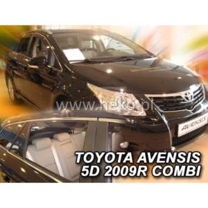 TOYOTA AVENSIS 5D COMBI 2009+ ΣΕΤ ΑΝΕΜΟΘΡΑΥΣΤΕΣ ΑΥΤΟΚΙΝΗΤΟΥ ΑΠΟ ΕΥΚΑΜΠΤΟ ΦΙΜΕ ΠΛΑΣΤΙΚΟ HEKO – 4 ΤΕΜ.