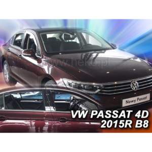 VW PASSAT 4D 2014+ ΣΕΤ ΑΝΕΜΟΘΡΑΥΣΤΕΣ ΑΥΤΟΚΙΝΗΤΟΥ ΑΠΟ ΕΥΚΑΜΠΤΟ ΦΙΜΕ ΠΛΑΣΤΙΚΟ HEKO – 4 ΤΕΜ.