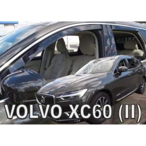 VOLVO XC60 II 5D 2017+ ΣΕΤ ΑΝΕΜΟΘΡΑΥΣΤΕΣ ΑΥΤΟΚΙΝΗΤΟΥ ΑΠΟ ΕΥΚΑΜΠΤΟ ΦΙΜΕ ΠΛΑΣΤΙΚΟ HEKO – 4 ΤΕΜ.