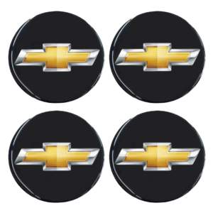 CHEVROLET ΑΥΤΟΚΟΛΛΗΤΑ ΣΗΜΑΤΑ ΖΑΝΤΩΝ 5,5 cm ΜΑΥΡΟ/ΧΡΩΜΙΟ ΜΕ ΕΠΙΚΑΛΥΨΗ ΣΜΑΛΤΟΥ  – 4 ΤΕΜ.