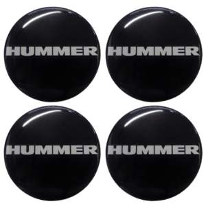 HUMMER ΑΥΤΟΚΟΛΛΗΤΑ ΣΗΜΑΤΑ ΖΑΝΤΩΝ 6 cm ΜΑΥΡΑ ΜΕ ΕΠΙΚΑΛΥΨΗ ΣΜΑΛΤΟΥ  – 4 ΤΕΜ.