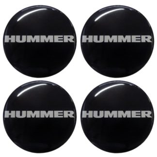 HUMMER ΑΥΤΟΚΟΛΛΗΤΑ ΣΗΜΑΤΑ ΖΑΝΤΩΝ 6 cm ΜΑΥΡΑ ΜΕ ΕΠΙΚΑΛΥΨΗ ΣΜΑΛΤΟΥ - 4 ΤΕΜ.
