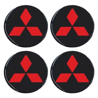 MITSUBISHI ΑΥΤΟΚΟΛΛΗΤΑ ΖΑΝΤΩΝ 6 cm ΜΑΥΡΟ/ΚΟΚΙΝΟ ΜΕ ΕΠΙΚΑΛΥΨΗ ΣΜΑΛΤΟΥ - 4 ΤΕΜ.