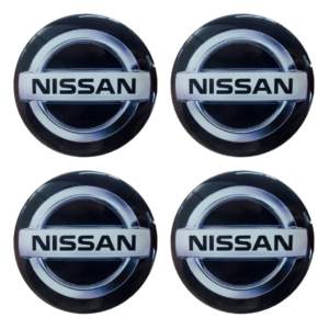NISSAN ΑΥΤΟΚΟΛΛΗΤΑ ΖΑΝΤΩΝ 5,5 cm ΜΑΥΡΟ/ΓΚΡΙ ΜΕ ΕΠΙΚΑΛΥΨΗ ΣΜΑΛΤΟΥ – 4 ΤΕΜ.
