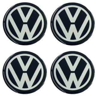 VW ΑΥΤΟΚΟΛΛΗΤΑ ΖΑΝΤΩΝ 9cm ΜΑΥΡΑ ΜΕ ΕΠΙΚΑΛΥΨΗ ΣΜΑΛΤΟΥ - 4 ΤΕΜ.