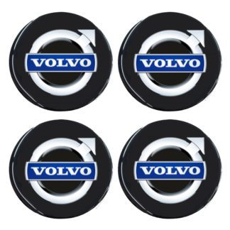 VOLVO ΑΥΤΟΚΟΛΛΗΤΑ ΖΑΝΤΩΝ 6 cm ΜΑΥΡΟ/ΜΠΛΕ/ΓΚΡΙ ΜΕ ΕΠΙΚΑΛΥΨΗ ΣΜΑΛΤΟΥ - 4 ΤΕΜ.